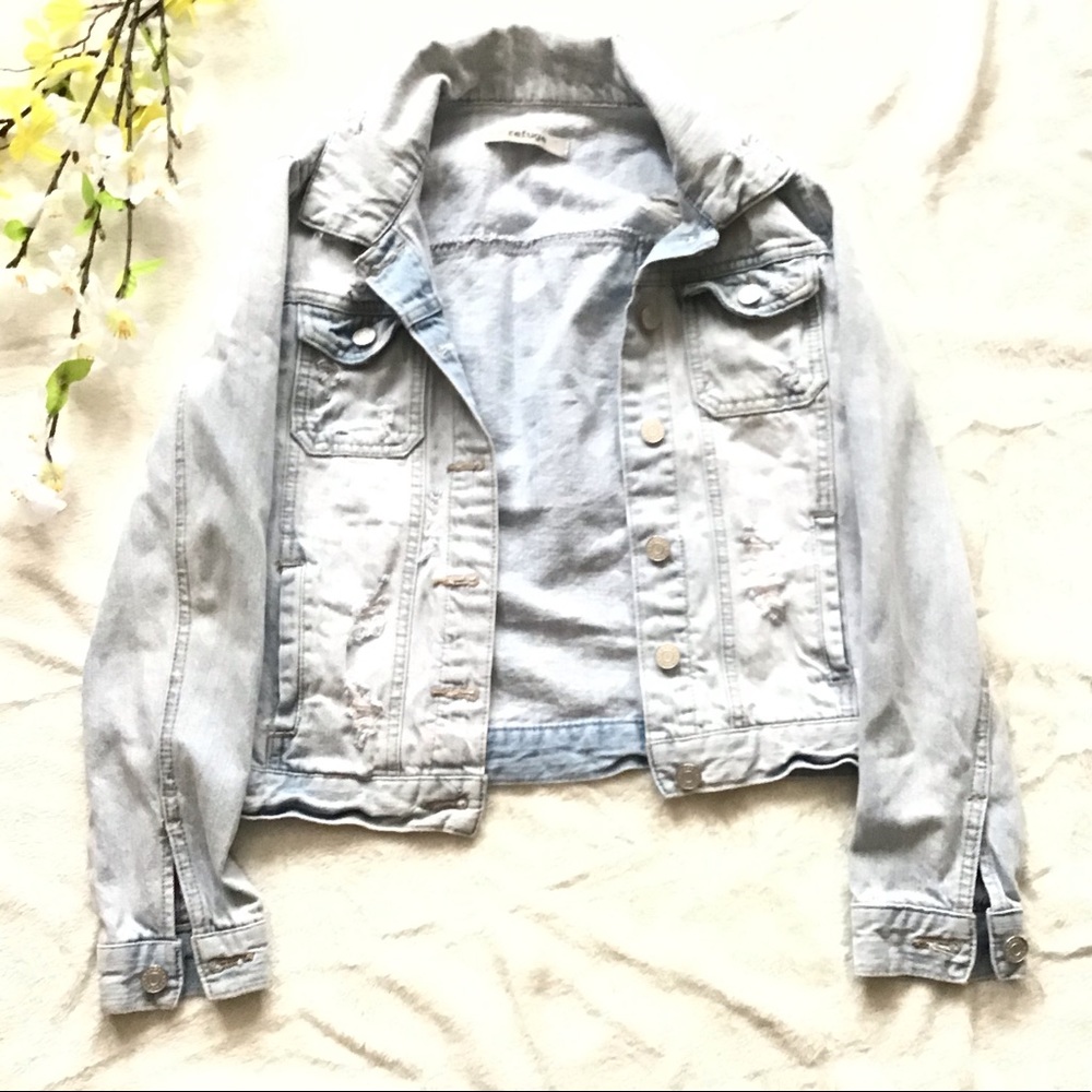 Refuge denim jean jacket. Small